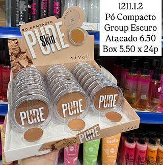 Pó Compacto Pure Skin Grupo Escuro Vivai