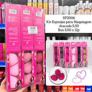 Kit Esponja para Maquiagem Sabrina Sato