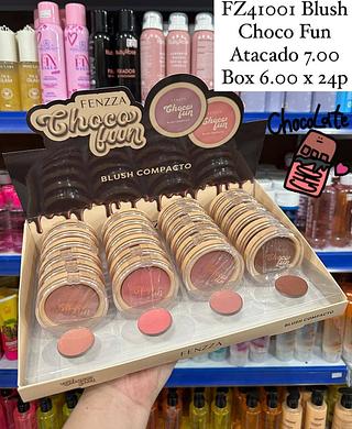 Blush Compacto Choco Fun Fenzza (somente avulso)