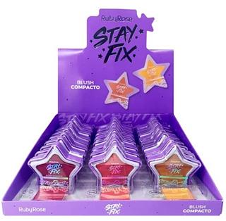 Blush Compacto Stay Fix Grupo 1 Ruby Rose