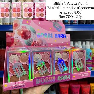 Blush+Iluminador+Contorno 3 em 1 Bobbi Rara