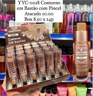 Contorno em Bastão com Pincel Yoyo Maquiamor