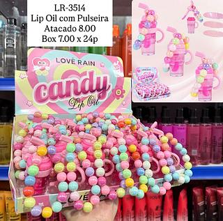Lip Oil Candy com Pulseira Lové Rain