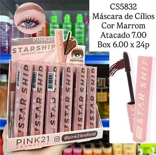 Máscara de Cílios Cor Marrom Pink 21 (somente peças)