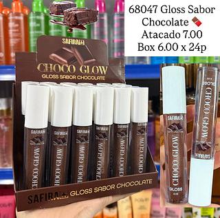 Lip Gloss Choco Glow Chocolate Safira