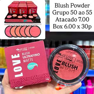 Blush Powder Ultrafino 50 ao 55 Max Love (somente box)