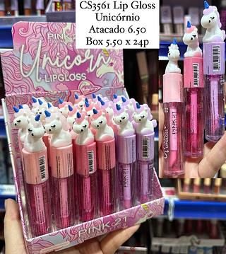 Lip Gloss Unicórnio Pink 21