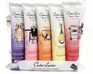 Kit com 5 Cremes para Mãos Hand Cream Cute Lover