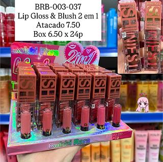 Lip Gloss & Blush 2 em 1 Bobbi Rara