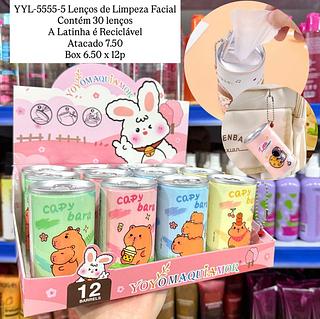 Lenços de Limpeza Facial com Chaveiro Yoyo Maquiamor