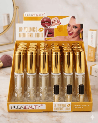 Lip Gloss Volumoso Hidratante Huda Beauty (Somente avulso)
