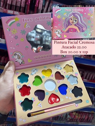 Pintura Facial Cremosa (somente avulso)