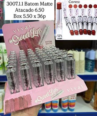 Batom Matte Sweet Lips Vivai