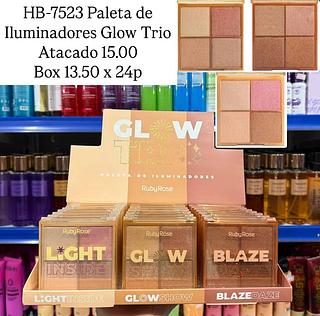 Paleta de Iluminadores Glow Trio Ruby Rose