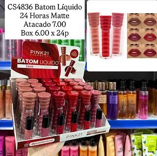 Batom Líquido 24h Matte Finishi Pink 21