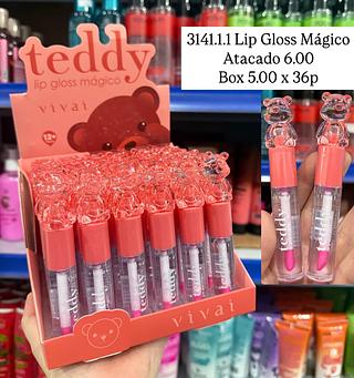 Lip Gloss Mágico Teddy Vivai