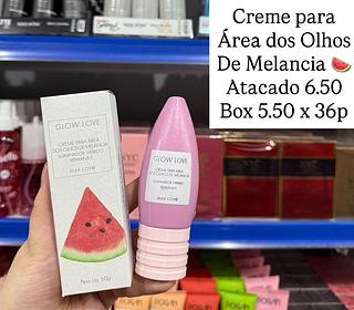 Creme Para Área dos Olhos de Melancia Glow Love Max Love