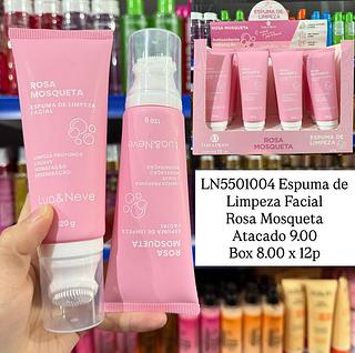 Espuma de Limpeza Facial Rosa Mosqueta Lua e Neve