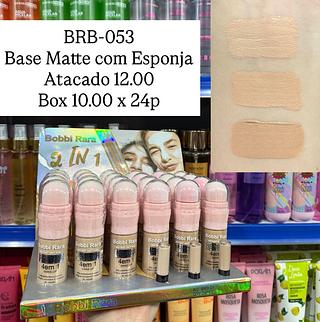 Base Matte com Esponja 2 em 1 Bobbi Rara