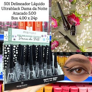 Delineador Líquido Ultrablack Dama da Noite Mia Make