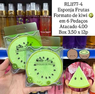 Esponja Frutas Formato Kiwi Hello Mini
