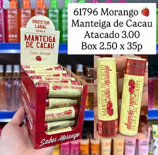 Manteiga de Cacau Sabor Morango Safira