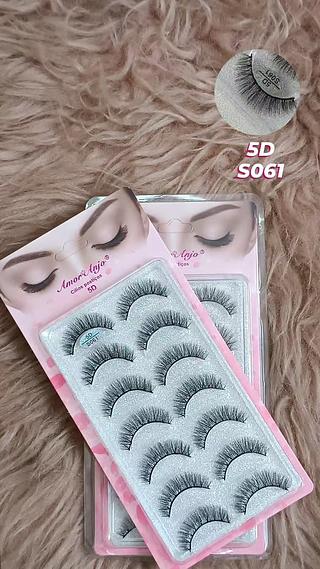 Cílios Postiços 5D 7 Pares Amor Anjo