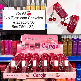 Lip Gloss Cereja Sarah's Beauty