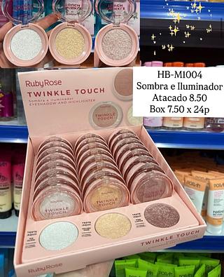 Sombra e Iluminador Twinkle Touch Ruby Rose