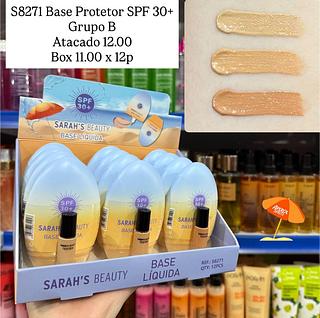 Base Protetor SPF 30+ Grupo B Sarah's Beauty