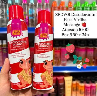 Desodorante para Virilha Morango Super Poderes