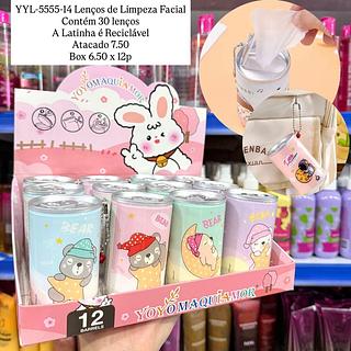 Lenços de Limpeza Facial com Chaveiro Yoyo Maquiamor
