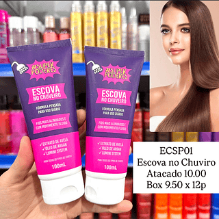 Escova de Chuveiro Super Poderes