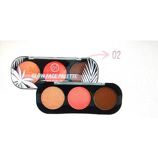 Iluminador & Blush & Contorno 3 em 1 Cor 2 Mylife