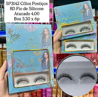 Cílios Postiços 8D Fio de Silicone Sabrina Sato