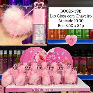 Lip Gloss com Pompom Bobbi Rara