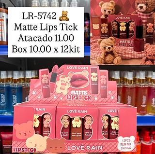 Kit com 3 Lip Stick Lové Rain