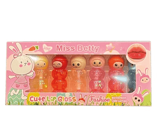 Kit Lip Gloss com 7 Unidades Miss Betty (somente avulso)