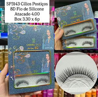 Cílios Postiços 8D Fio de Silicone Sabrina Sato
