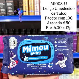 Lenço Umedecido de Talco Baby Mimou Face Beauty