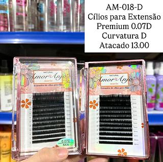 Cílios para Extensão Premium 0.07D Curvatura D Amor Anjo