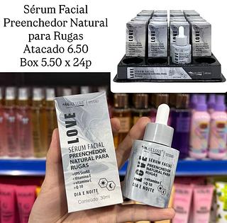 Sérum Facial Preenchedor Natural Para Rugas Max Love (Somente peças)
